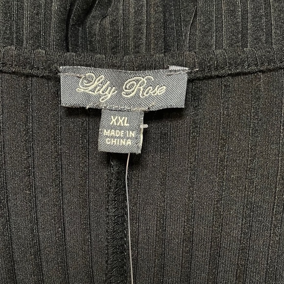 Lily Rose Ribbed Knit Front Cutout Dress l SIZE XXL - Picture 4 of 6